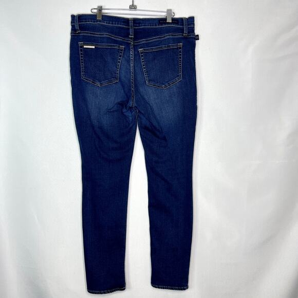 Rock & Republic Womens Berlin Dark Wash Mid Rise Skinny Jeans Plus Size 16 - Picture 7 of 15